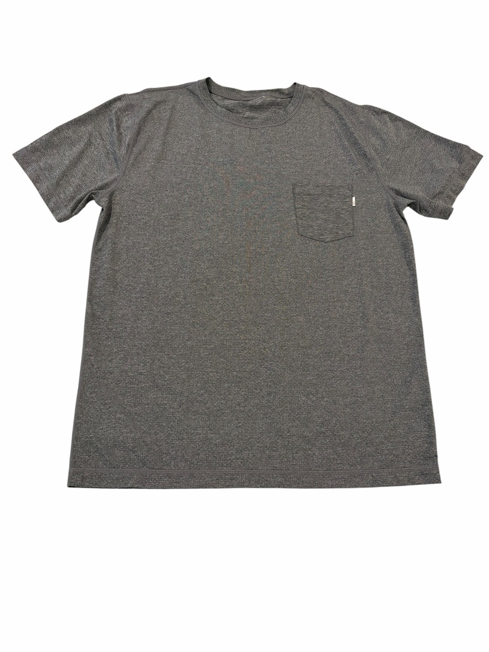 Vuori Tradewind Performance T-Shirt Men’s Gray Pocket Athletic Tee Large